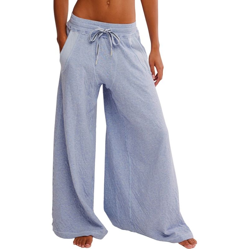 フリーピープル レディース ボトムス カジュアルパンツ ワイドレッグ Free People Wait A Minute Wide Leg Pant - Women'soft Chambray|ReVida 店
