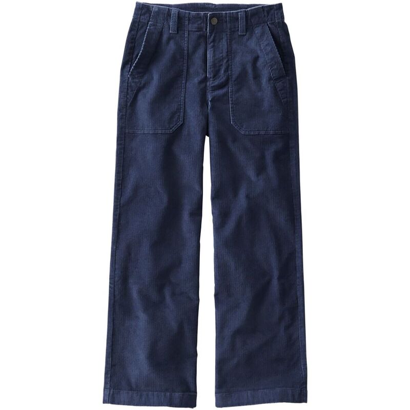 エルエルビーン レディース ボトムス カジュアルパンツ ワイドレッグ ヴィンテージ コーデュロイ L.L.Bean 207 Vintage Corduroy High Rise Wide Leg Pant - Women's Carbonavy ネイビー