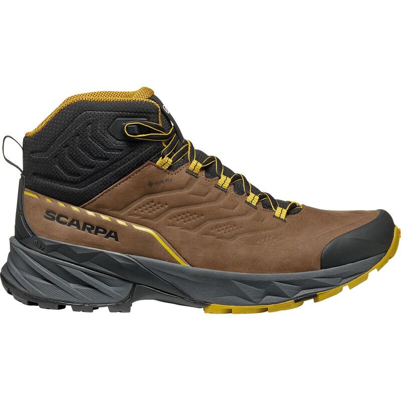 スカルパ メンズ シューズ ブーツ・レインブーツ Scarpa Rush 2 Pro Mid GTX Boot - Men\u0027s Brown/Sulphur 赤銅色