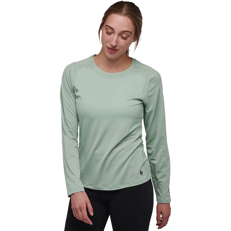 ブラックダイヤモンド レディース トップス Tシャツ 長袖 Black Diamond Lightwire Long-Sleeve Tech T-Shirt - Women's Foam Green グリーン