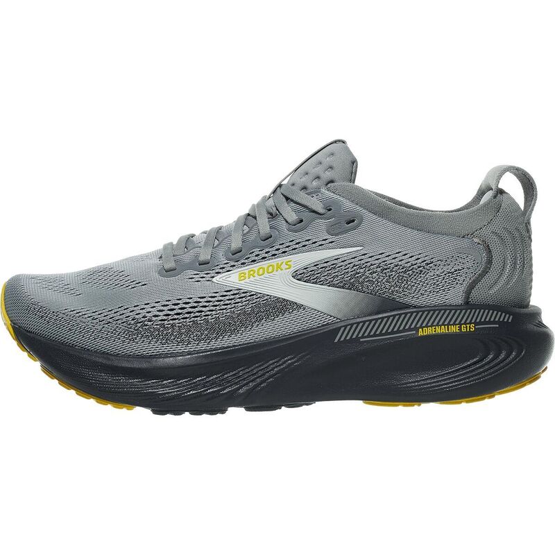 ブルックス メンズ シューズ スニーカー Brooks Adrenaline GTS 25 Running Shoe - Men's Primer Grey/Ebony/Jasmin グレー
