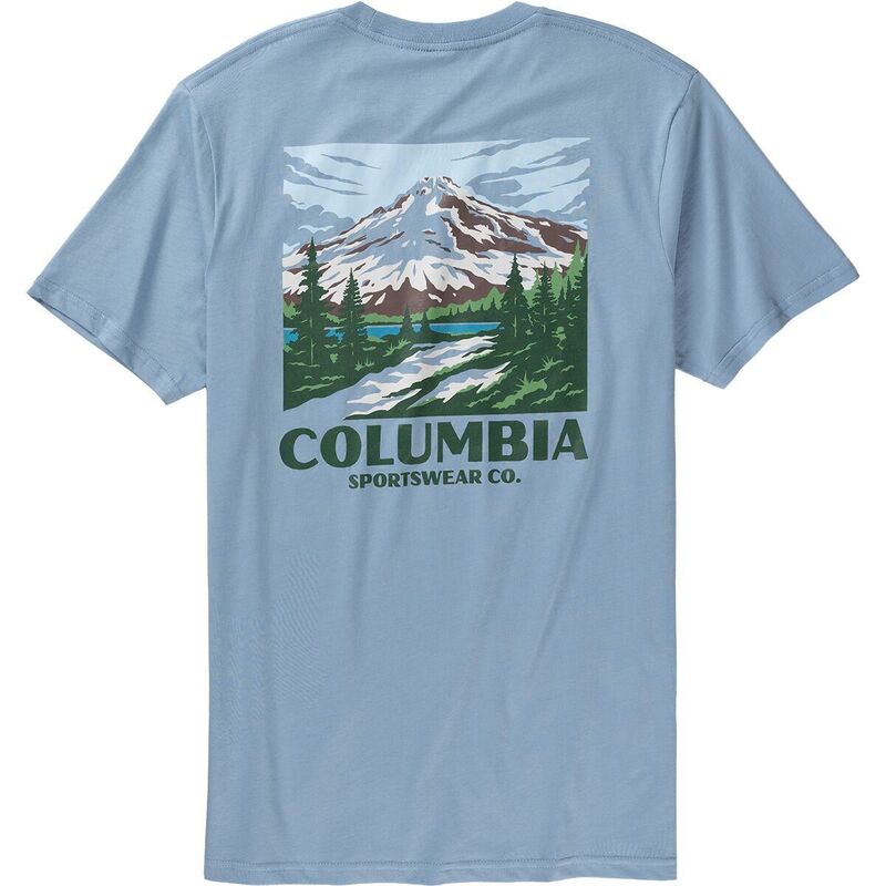 コロンビア メンズ トップス Tシャツ 半袖 Columbia Hoody Short-Sleeve T-Shirt - Men's Ripple Blue ブルー