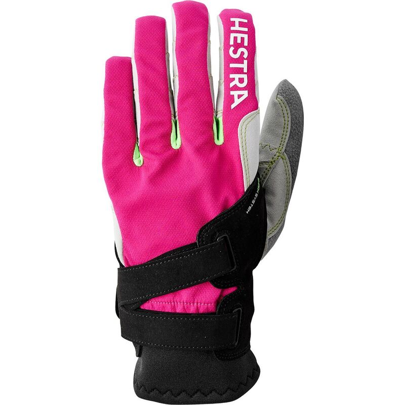 ヘストラ メンズ 付属物 グローブ Hestra XC Ergo Grip Shark - 5 finger Glove Fuschia/Light Grey 薄墨色