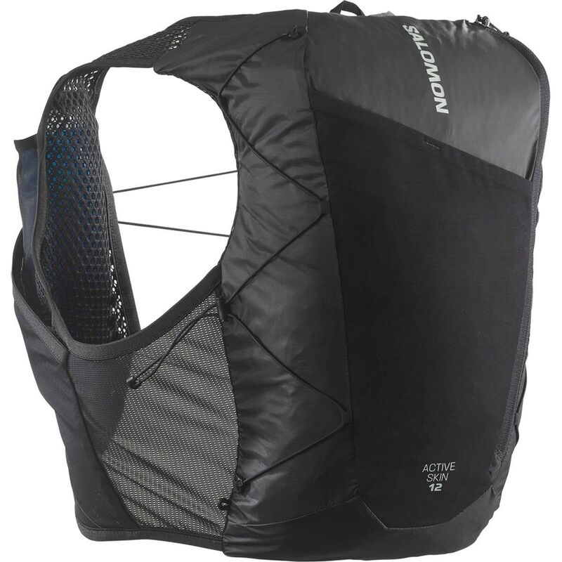 サロモン メンズ バッグ バックパック・リュックサック ベスト Salomon Active Skin 12L Reservoirunning Hydration Vest Black ブラック