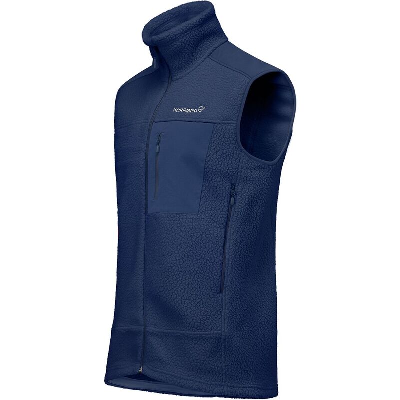 ノローナ メンズ トップス ベスト Norrona Trollveggen Warm3 Vest - Men's Indigo Night インディゴ|ReVida 店