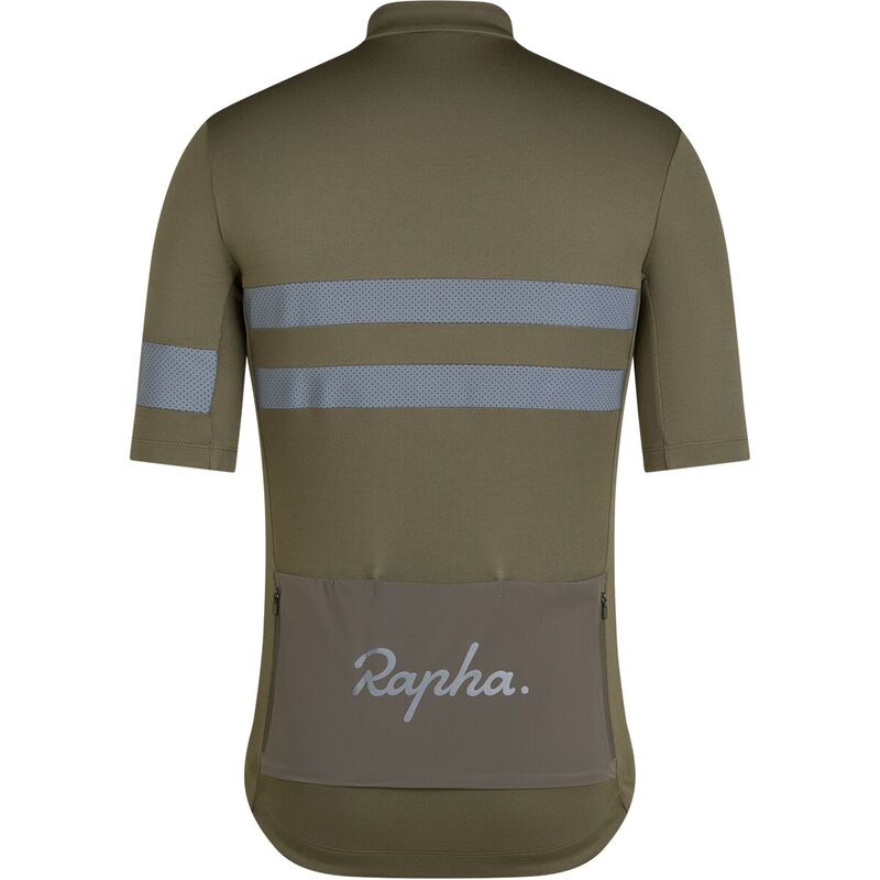 ラファ メンズ トップス Tシャツ ジャージー Rapha Brevet Jersey - Men's Kalamata/Silvereflective シルバー