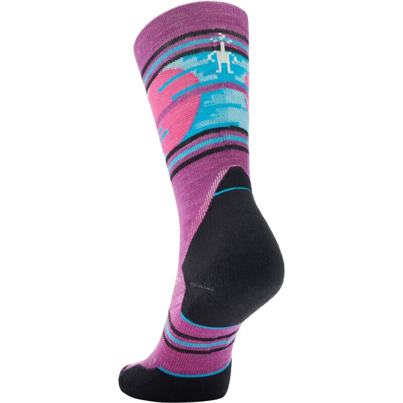 スマートウール レディース アンダーウェア 靴下 Smartwool Trail Run Targeted Cushion Sunsetrail Crew Sock - Women's Meadow Mauve