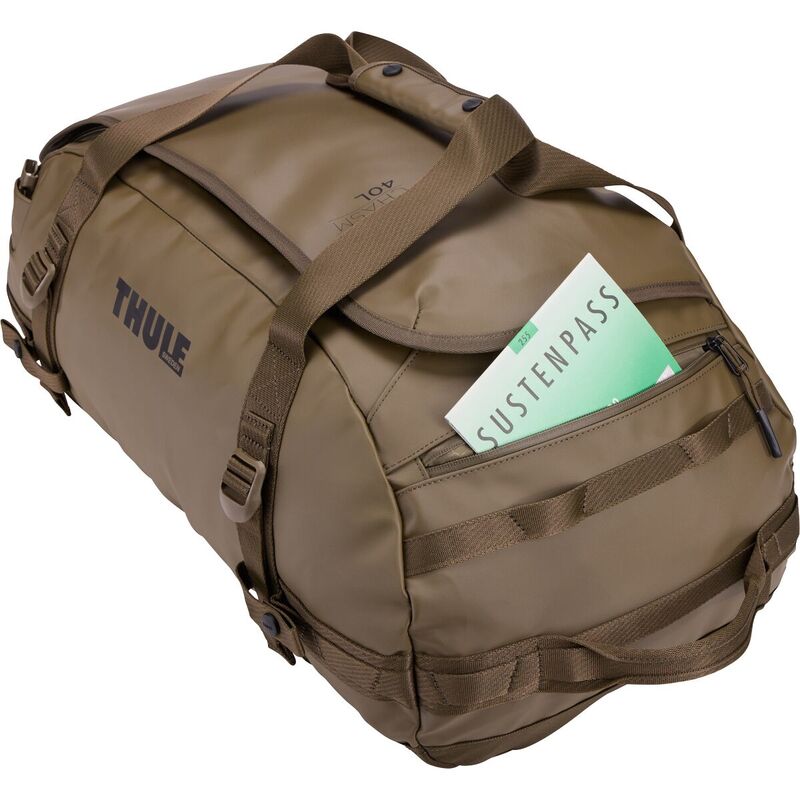 スリー メンズ 御徒面子 Thule Chasm 40L Duffel Bag Deep Khaki カーキ
