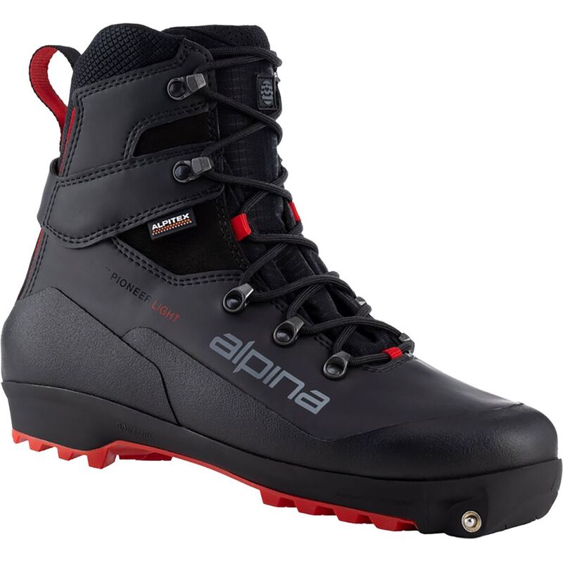 アルいの一番 メンズ シューズ ブーツ・レインブーツ Alpina Pioneer Light Boot - 2026 Black/Red 黒いこと
