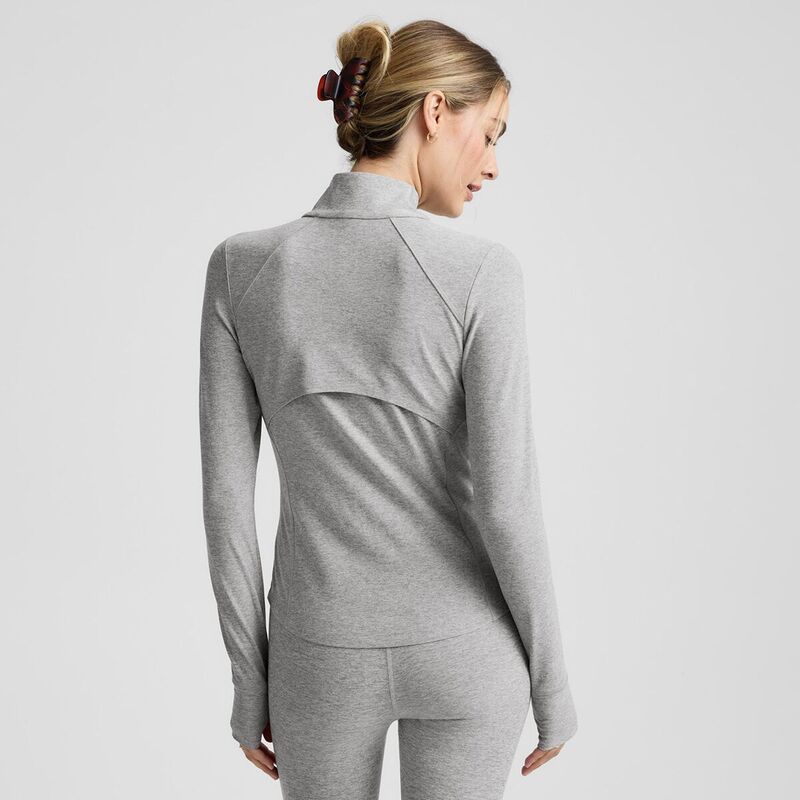 ビヨンドヨガ レディース トップス Tシャツ ジャケット Beyond Yoga Spacedye Trails Active Jacket - Women'silver Mist シルバー|ReVida 店