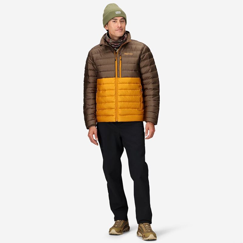 マーモット メンズ アウター ジャケット・ブルゾン ダウン Marmot Highlander Down Jacket - Men's Claystone/Honey Glaze