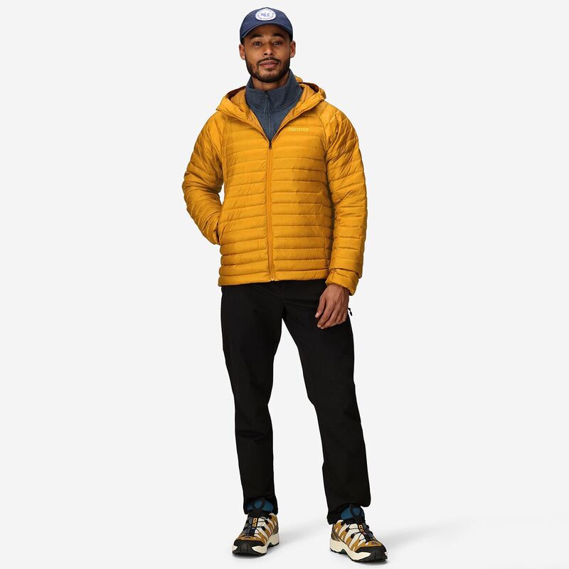 マーモット メンズ アウター ジャケット・ブルゾン フーデッドジャケット ダウン Marmot Hype Down Hooded Jacket - Men\'s Honey Glaze|ReVida 店