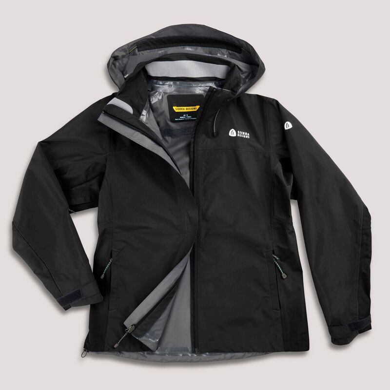 シェラデザインズ レディース アウター 上衣・上衣 Sierra Designs Hurricane Rain Jacket - Women\u0027s Black 黒いこと
