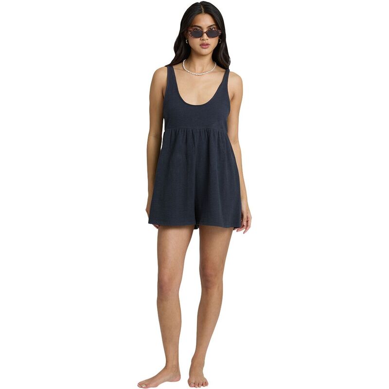 散らし広告ボン レディース トップス 衣装 ロンパース Billabong Easy Does It Knt Romper - Women\u0027s Black Sands 黒いこと