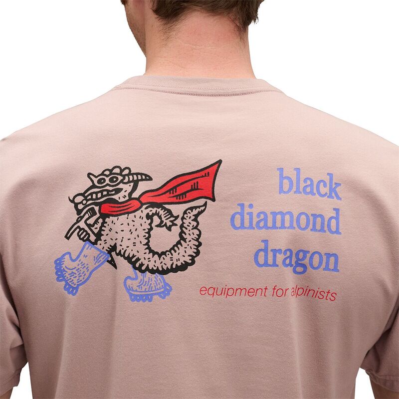 ブラックダイヤモンド メンズ トップス Tシャツ 半袖 Black Diamondragon Short-Sleeve T-Shirt - Men's Pale Mauve