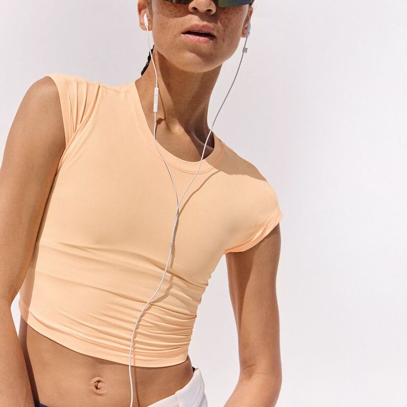フリーピープル レディース トップス プルオーバー FP Movement Never Better Ultra Light-Shirt - Women\u0027s Neon Clementine