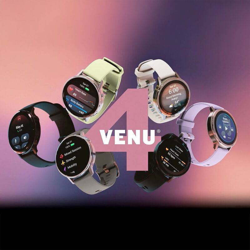 ガーミン メンズ アクセサリー 腕時計 Garmin Venu 4 Sport Watch - 45mm Silver/ Citron シルバー