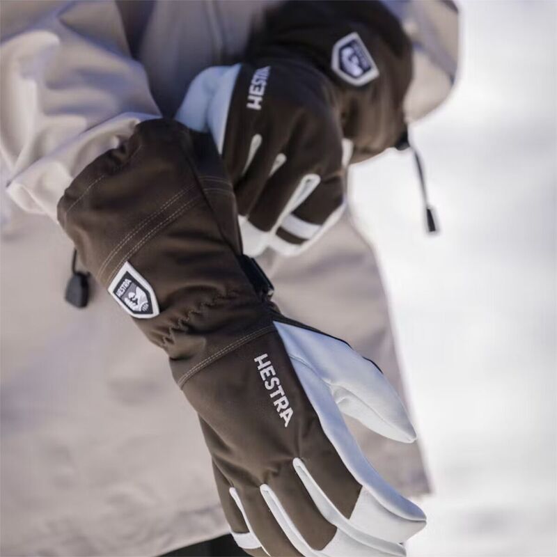 ヘストラ メンズ 付属物 グローブ なめし革 Hestrarmy Leather Heli Glove - Men\u0027s Espresso 正規陸軍
