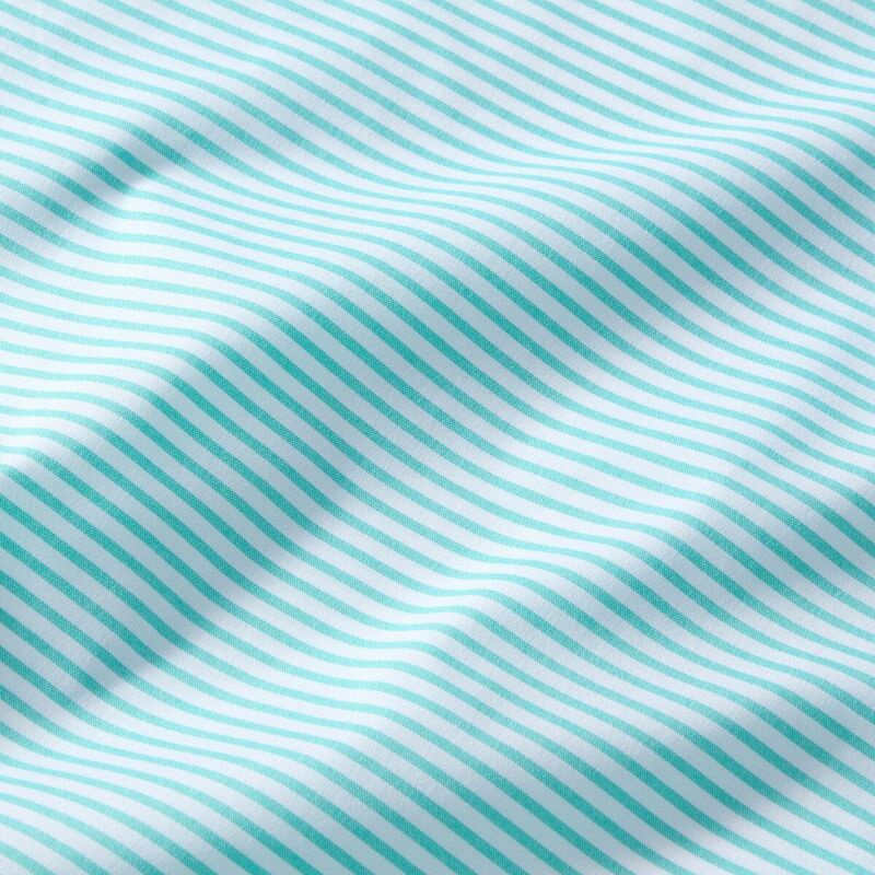 エルエルビーン レディース トップス Tシャツ L.L.Bean Everyday SunSmart 1/4-Zip Color Block Woven Shirt - Women's Gulf Teal Stripe ティール