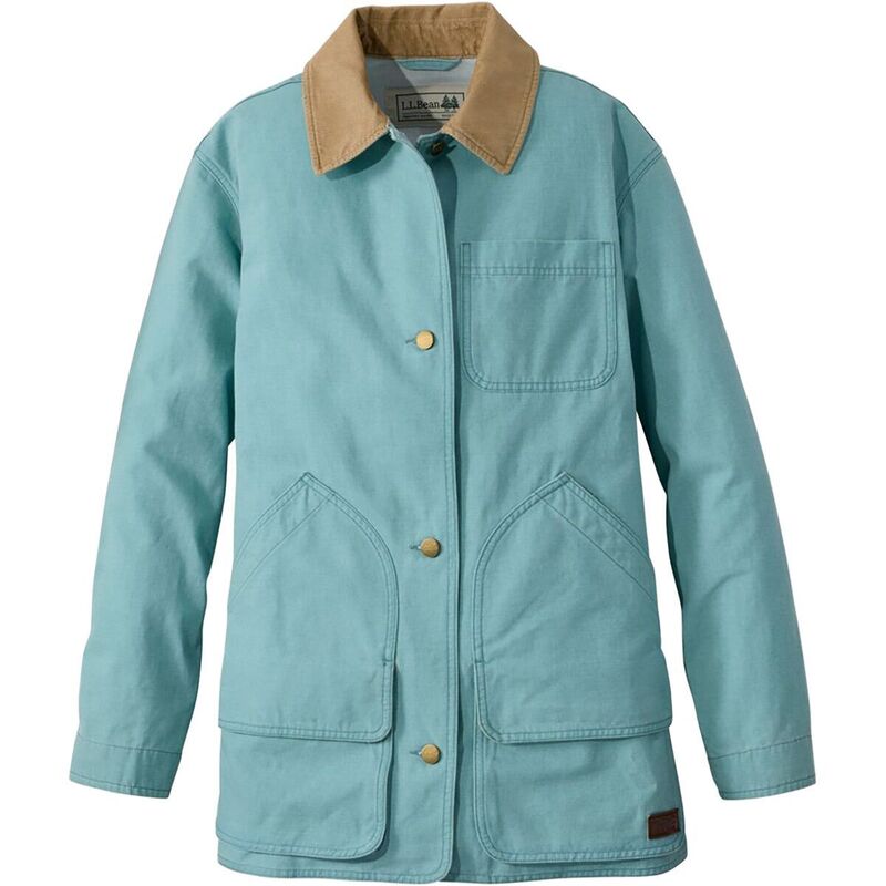 エルエルビーン レディース アウター 上衣・上衣 厚地の外套 L.L.Bean Lightweight Field Coat - Women\u0027s Oyster Blue 青み