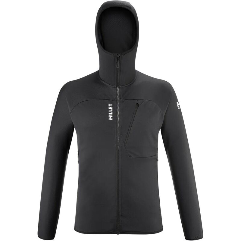 ミレー メンズ アウター ジャケット・ブルゾン パーカー MILLET Lokka Hoodie III - Men's Black - Noir ブラック