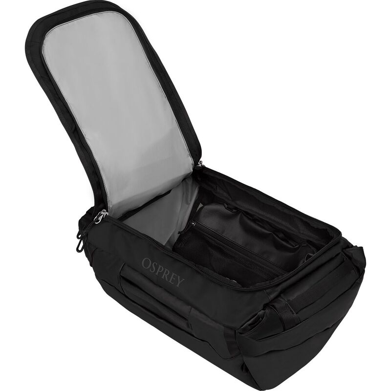オスプレーパック メンズ 御徒面子 Osprey Packs Transporter 40L Duffel Raven Black/Black 黒いこと