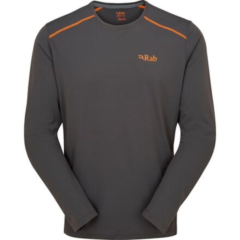 ラブ メンズ トップス Tシャツ 長袖 Rab Force Long-Sleeve T-Shirt - Men's Graphene