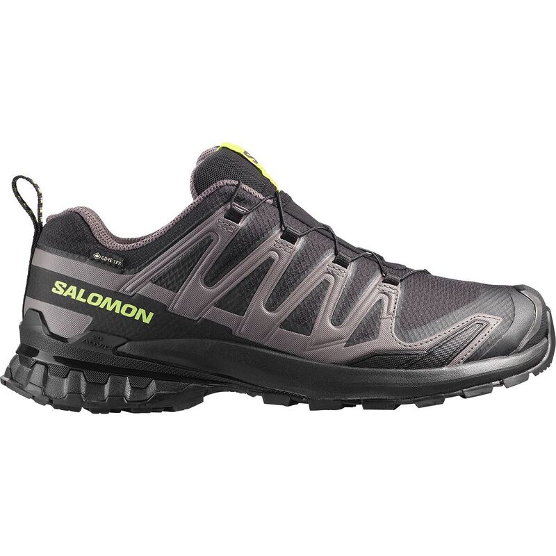 サロモン メンズ シューズ スニーカー Salomon XA Pro 3D V9 Gore-Tex Trail Running Shoe - Men's Black/Dark Gull Gray/Acid Lime ブラック