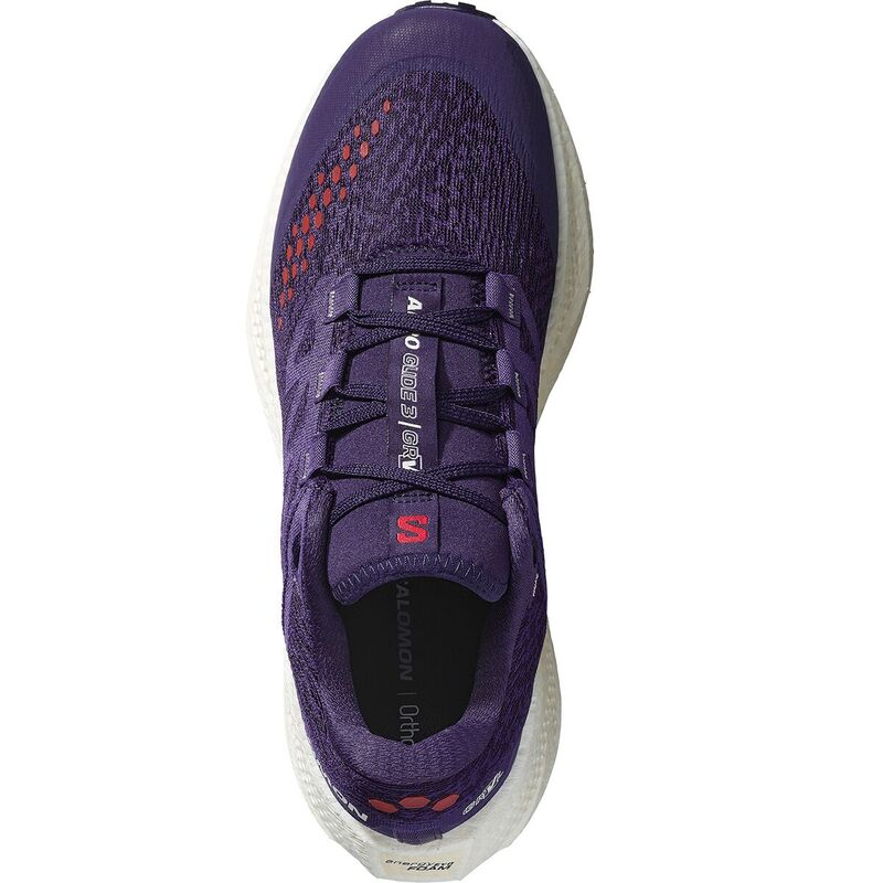 サロモン メンズ シューズ スニーカー Salomon Aero Glide 3 Grvl Running Shoe - Men's Astral Aura/Vanilla Ice/Haute Red レッド