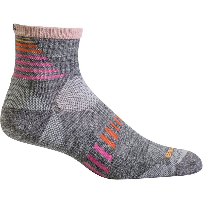 ソックウェル レディース アンダーお召しもの ソックス Sockwell Ascend II Quarter Sock - Women\u0027s Grey 薄墨色