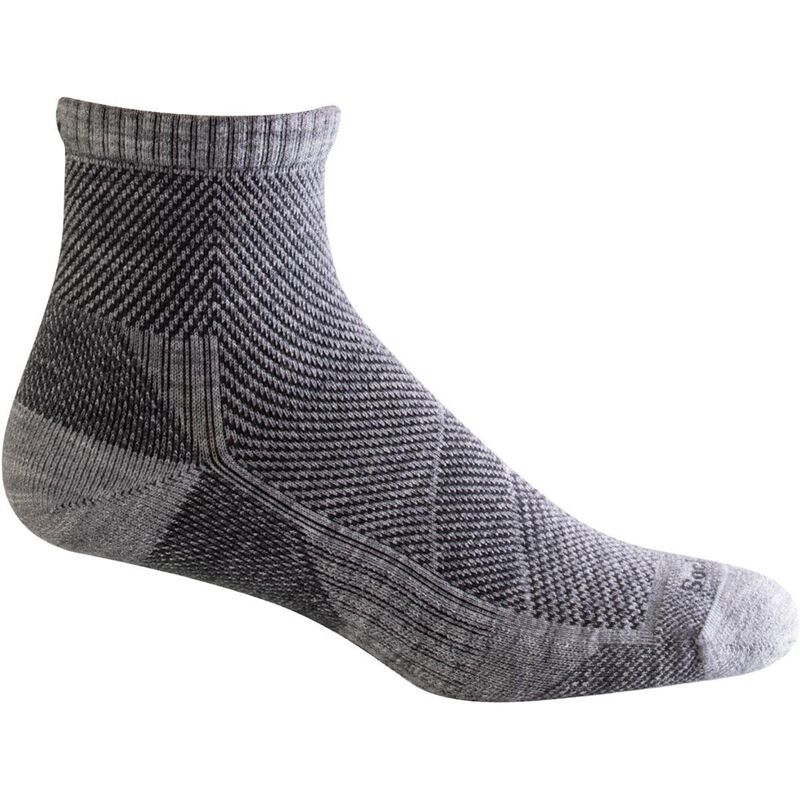 ソックウェル メンズ アンダーウェア 靴下 Sockwell Elevate Quarter Sock - Men's Light Grey グレー
