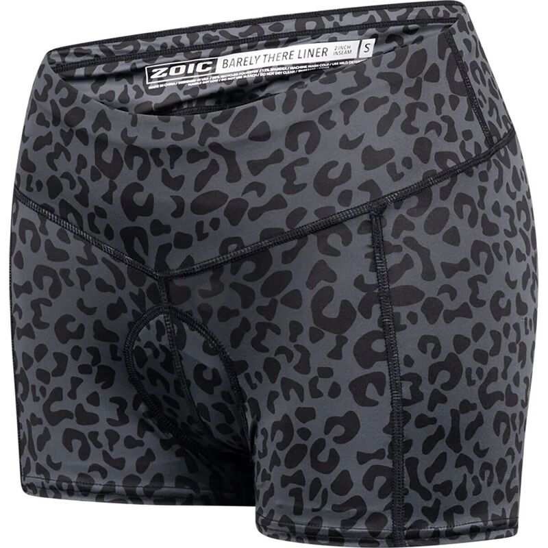 ゾイック レディース ボトムス カジュアルパンツ ZOIC Barely There Liner - Women's Black Cheetah ブラック|ReVida 店