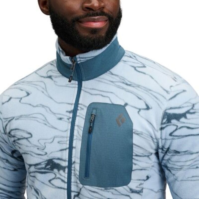 ブラックダイヤモンド メンズ アウター ジャケット・ブルゾン フリース Black Diamond Rift 1/2-Zip Fleece Jacket - Men's Relief/Fog Blue/Midnight Blue ブルー