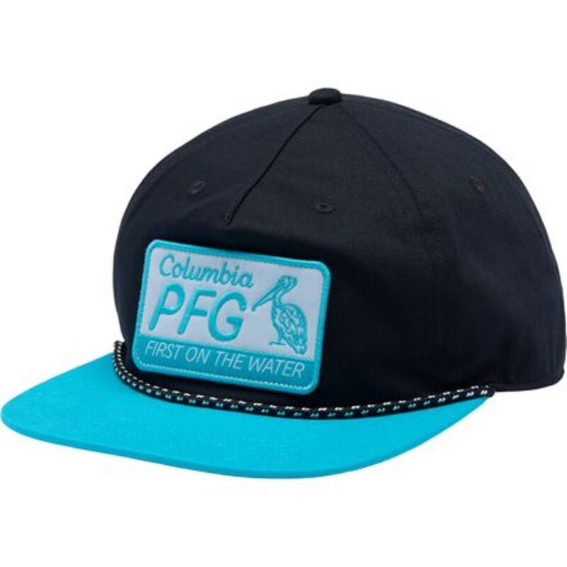 コロンビア メンズ アクセサリー 帽子 Columbia PFG Back Tack Snapback Hat Black/Ocean Teal/Pelican Fotw ブラック
