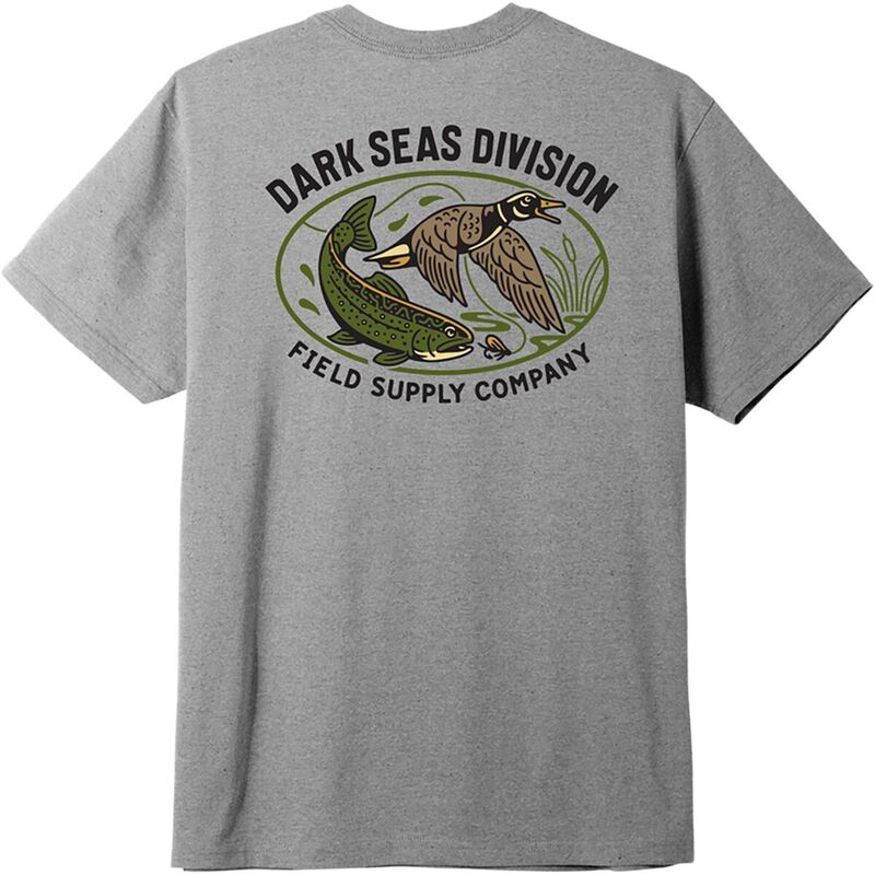 ダークシーズ メンズ トップス Tシャツ Dark Seas Creek County T-Shirt - Men Heather Grey グレー