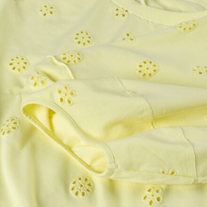 フリーピープル レディース トップス Tシャツ Free People Jessieyelet-Shirt - Women's Lemon Water Combo