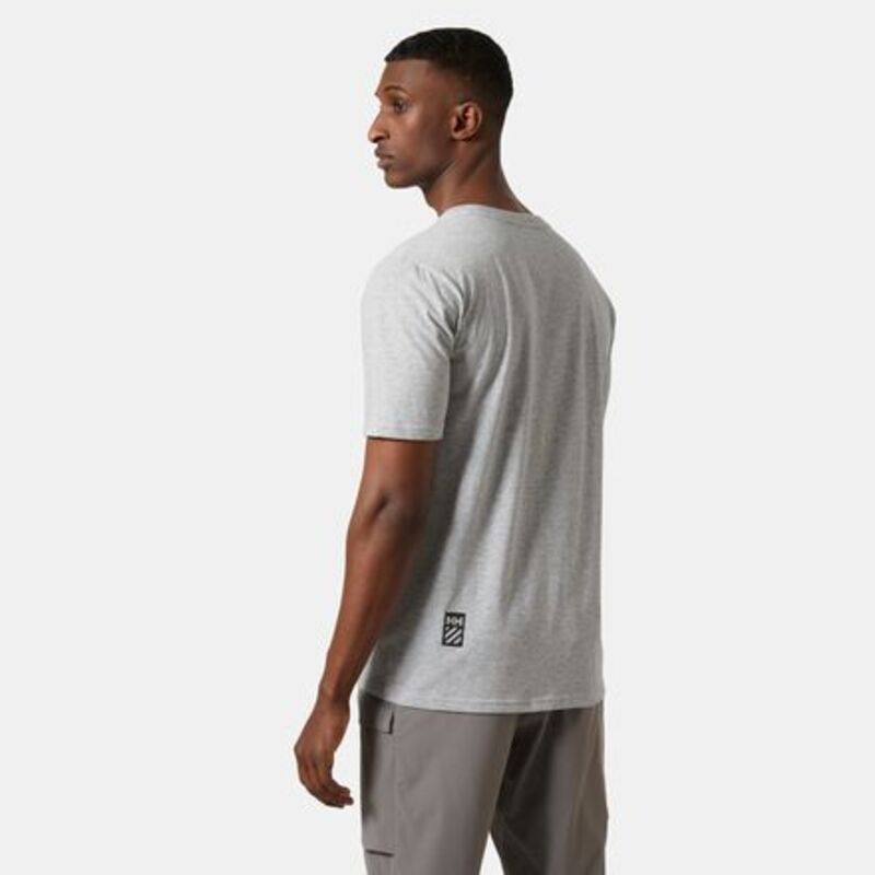 ヘリーハンセン メンズ トップス ティーシャツ ロゴタイプ Helly Hansen HH Tech Logo T-Shirt - Men\u0027s Grey Melange2 薄墨色 メンズファッション-トップス-Tシャツ・カットソー