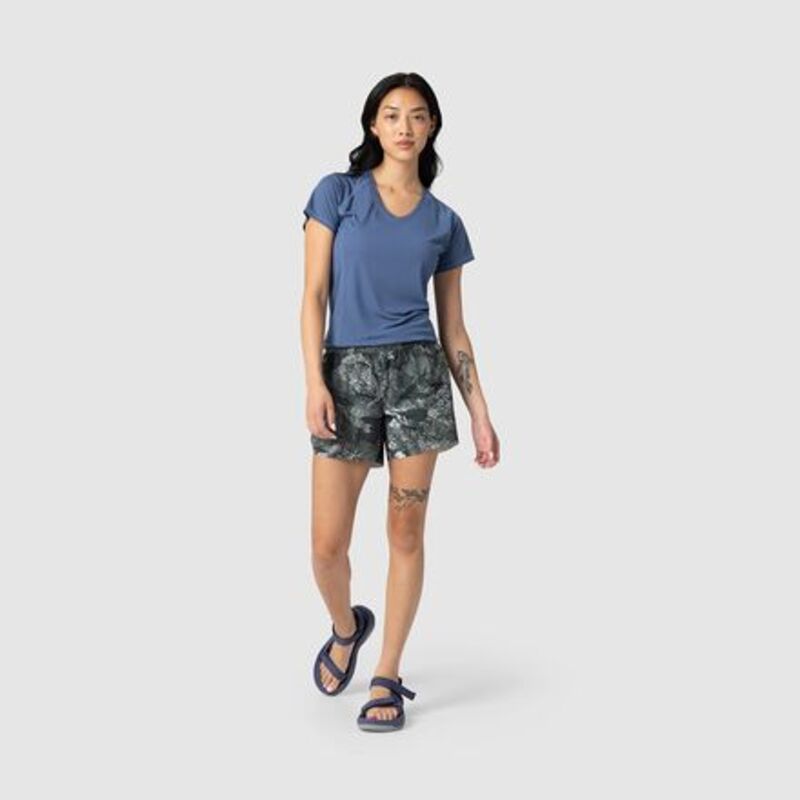 アウトドア問い合わせ レディース トップス プルオーバー 半袖 Outdooresearch Echo Short-Sleeve T-Shirt - Women\u0027skyline
