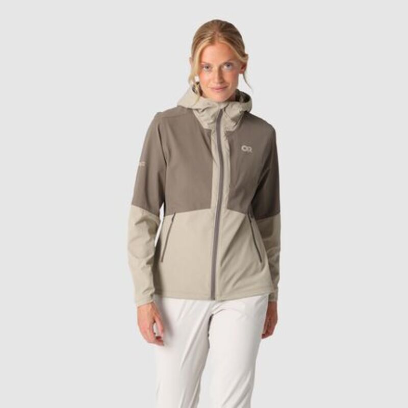 アウトドアリサーチ レディース アウター ジャケット・ブルゾン フーデッドジャケット Outdooresearch Ferrosi Hooded Jacket - Women's Pro Khaki/Gravel カーキ