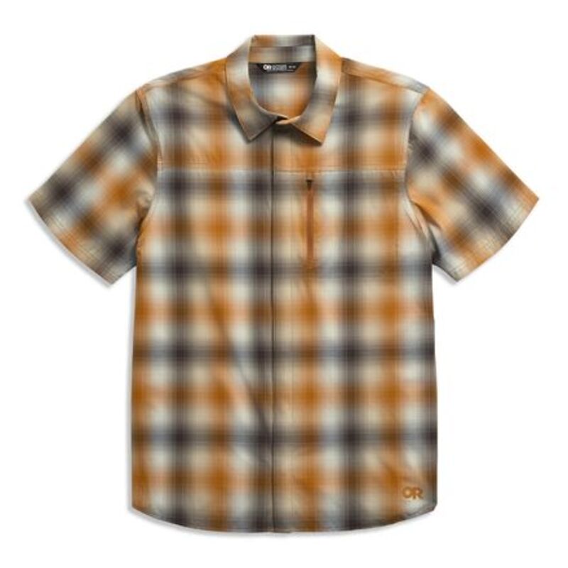 アウトドア問い合わせ メンズ トップス プルオーバー 半袖 Outdooresearch Astroman Short-Sleeve Sun Shirt - Men\u0027sedona Plaid 読み合わせる