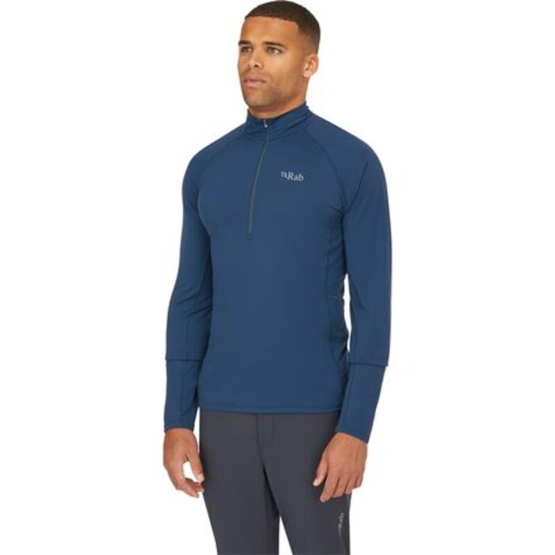 ラブ メンズ トップス シャツ 長袖 Rab Sonic Long-Sleeve Zip Shirt - Men's Tempest Blue ブルー