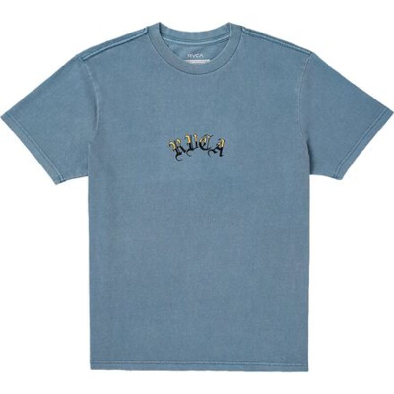 ルーカ メンズ トップス Tシャツ Olde Rvca Shirt - Men's Vintage Navy ネイビー