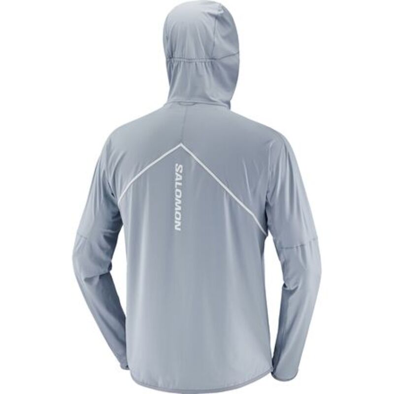 サロモン メンズ アウター ジャケット・ブルゾン フーデッドジャケット Salomon Sense Aero Hybrid 1/2-Zip Hooded Jacket - Men's Trade Winds