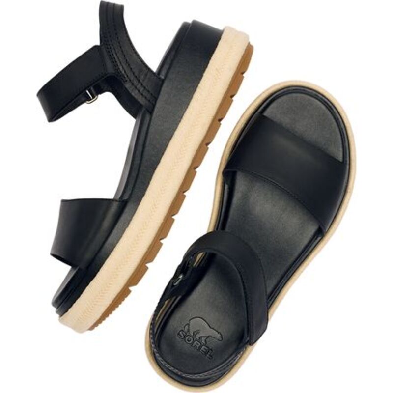 ソレル レディース シューズ サンダル プラットフォーム SOREL Sunpeak Platform Sandal - Women's Black/Gum 2 ブラック