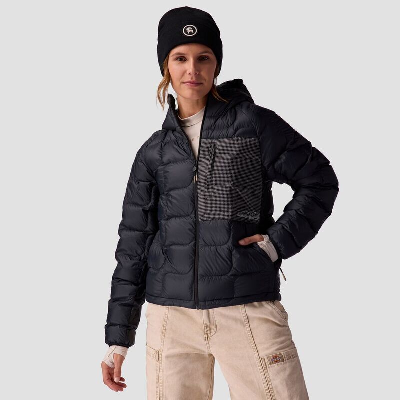 バックカントリー レディース アウター ジャケット・ブルゾン フーデッドジャケット ダウン ジャケット Backcountry Waas ALLIED Down Hooded Jacket - Women's Black ブラック