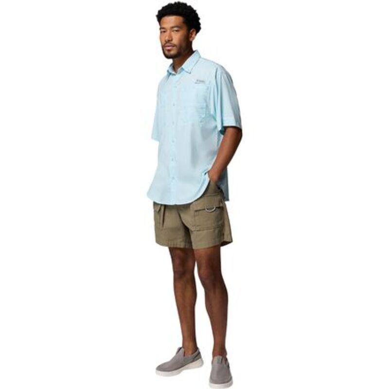 コロンビア メンズ トップス シャツ 半袖 Columbia TamiamiI Short-Sleeve Shirt - Men's Marine Light|ReVida 店