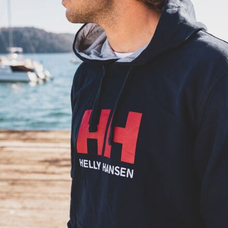 ヘリーハンセン メンズ アウター パーカー・スウェット ロゴタイプ Helly Hansen Logo Pullover Hoodie - Men\u0027s Navy 米国海軍