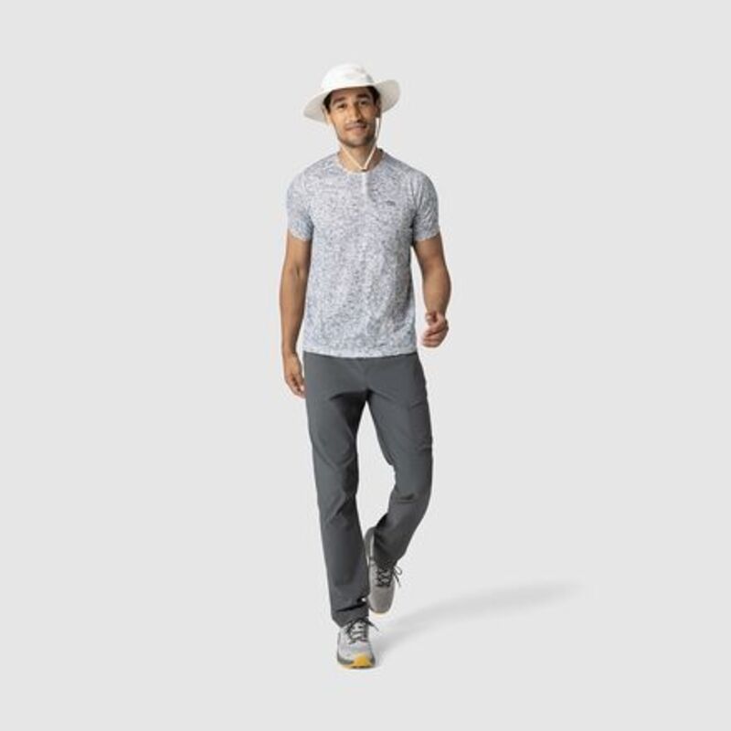 アウトドアリサーチ メンズ トップス シャツ Outdooresearch Echo T-Shirt - Men's Oyster Traverse Print