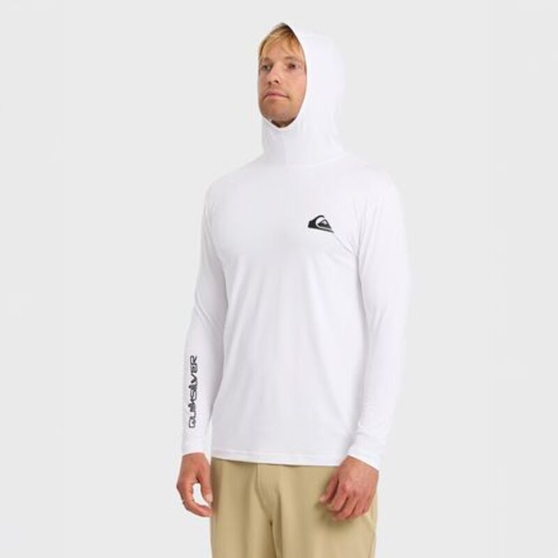 クイックシルバー メンズ トップス Tシャツ パーカー Quiksilver Everyday Surf HD Hoodie - Men's White ホワイト