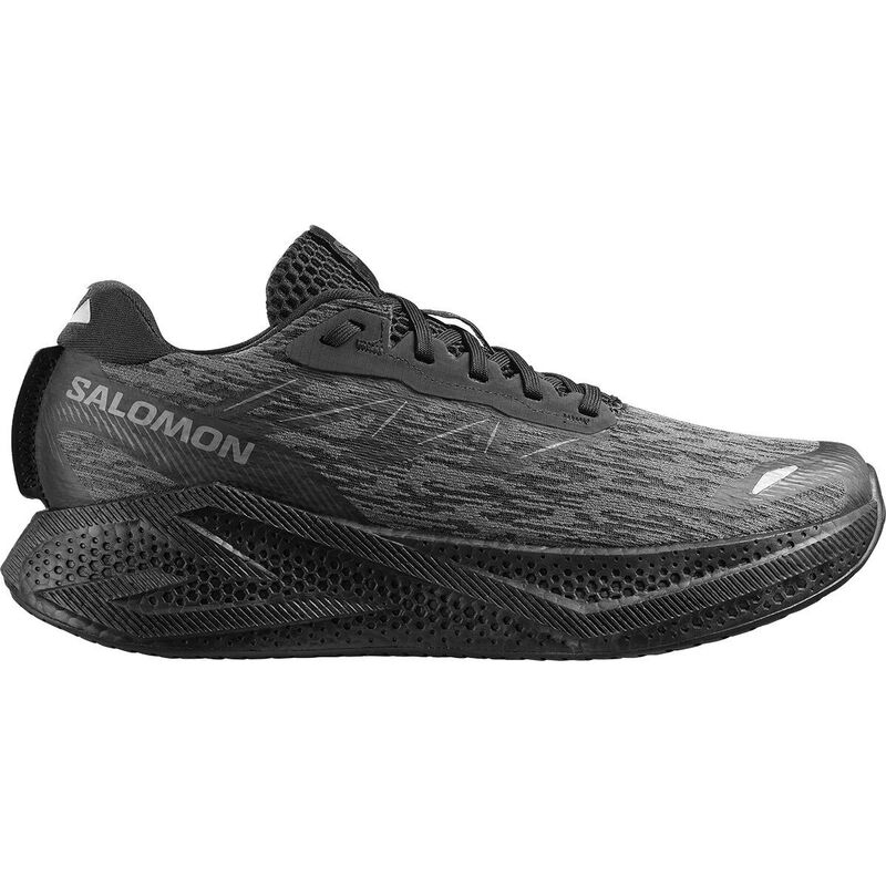 サロモン メンズ シューズ スニーカー Salomon Aero Glide 4 Running Shoe - Men's Black/Black/Asphalt ブラック